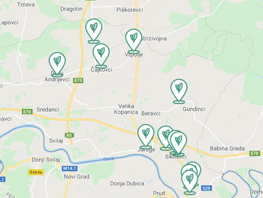 Vastum Separata - Google mapa